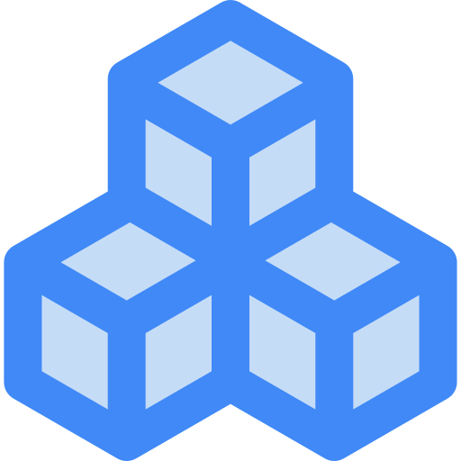 Blockchain Generic Blue icon