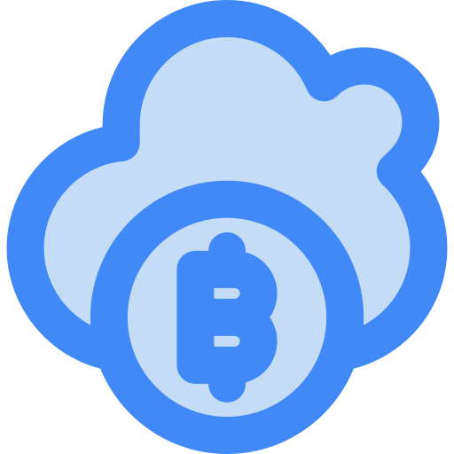 Icono De Nube Generic Blue