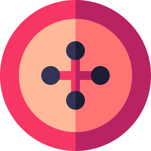 Button Basic Straight Flat icon