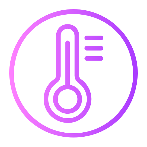 sensor de temperatura icono gratis