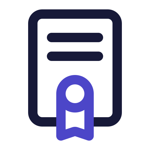Certificate free icon Certificate free icon