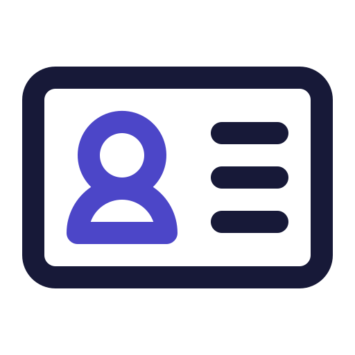 Student card Generic Outline Color icon