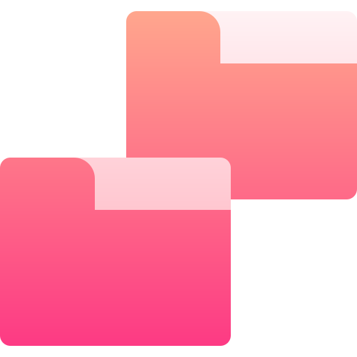 Folder Basic Gradient Gradient icon