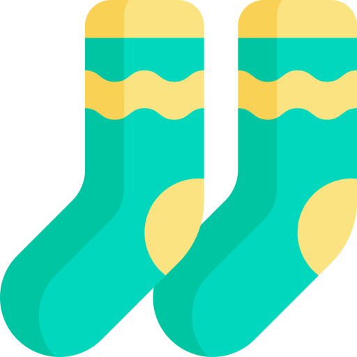 Socks Kawaii Flat icon