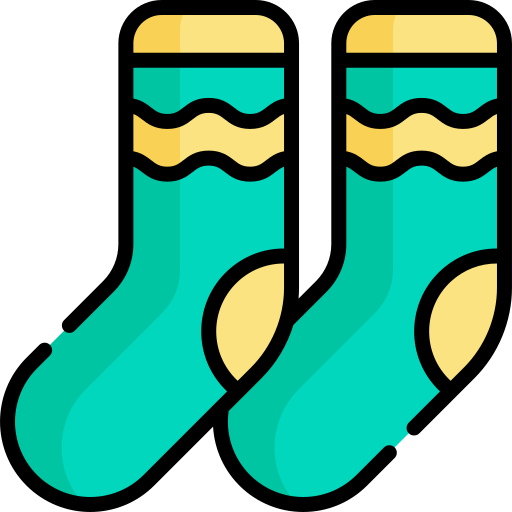 Socks Kawaii Lineal color icon