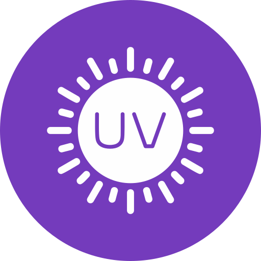 ultravioleta icono gratis