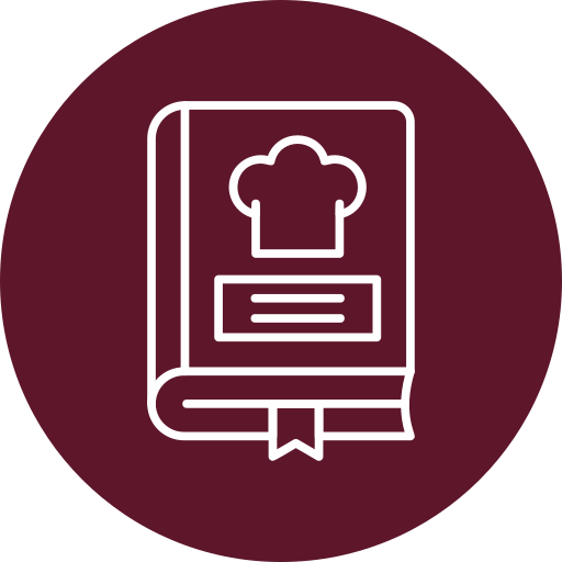 libro de recetas icono gratis