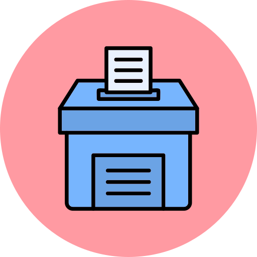 caja de votacion icono gratis