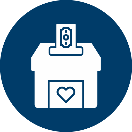 donación icono gratis