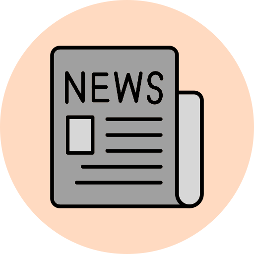 Newspaper Generic Outline Color icon