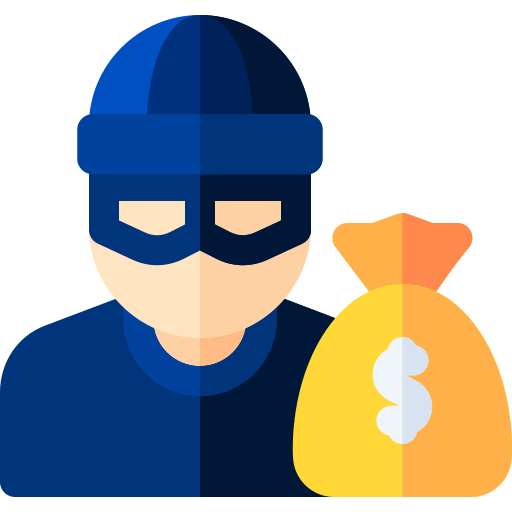 Thief Basic Rounded Flat icon