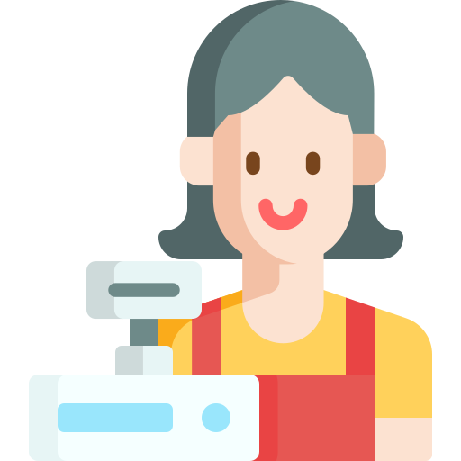 Cashier Special Flat icon