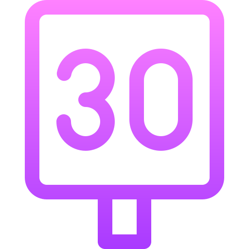 Speed limit free icon