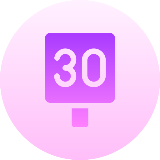 límite de velocidad icono gratis