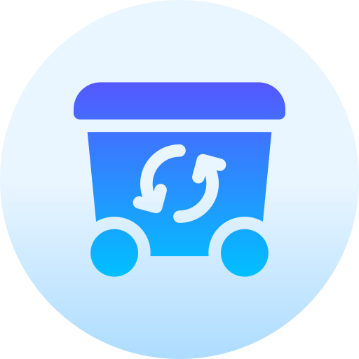 tacho de reciclaje icono gratis