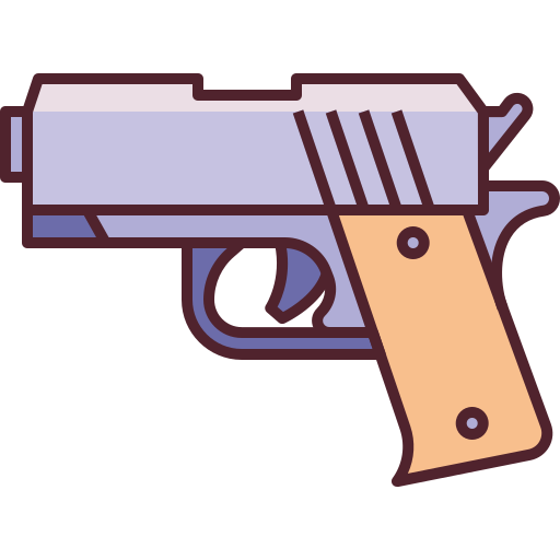 Handgun Generic Outline Color icon