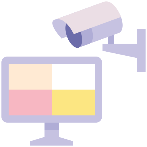 circuito cerrado de televisión icono gratis