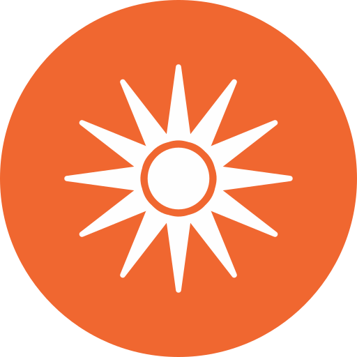 radiación óptica icono gratis