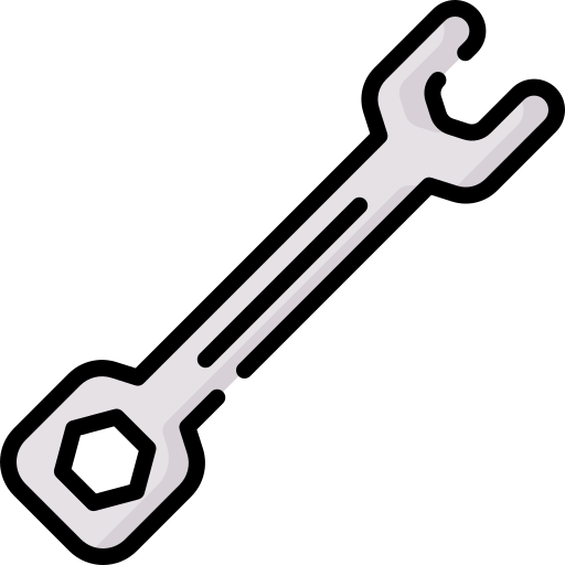 llave inglesa icono gratis