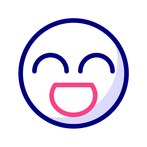 Happy Generic Outline Color icon