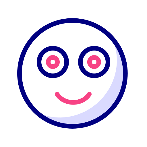 Smile emoticon Generic Outline Color icon