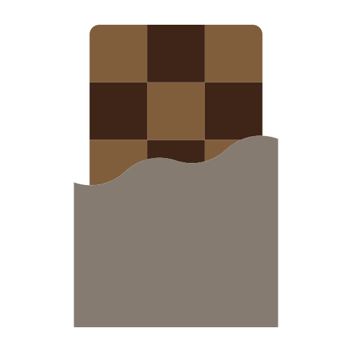 barra de chocolate icono gratis