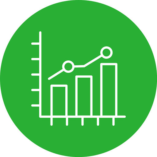 Growth chart Generic Flat icon