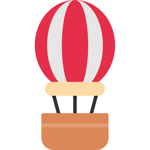 Воздушный шар бесплатно иконка