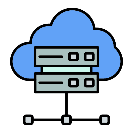 servidor en la nube icono gratis