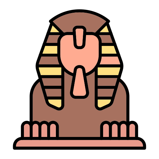 gran esfinge de giza icono gratis