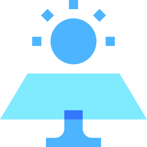 Solar panel free icon