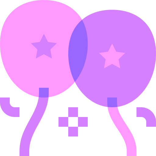 Balloons free icon