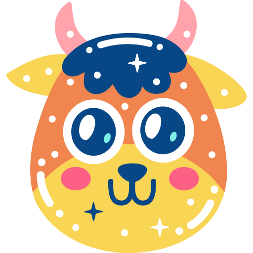 vache gratuit sticker