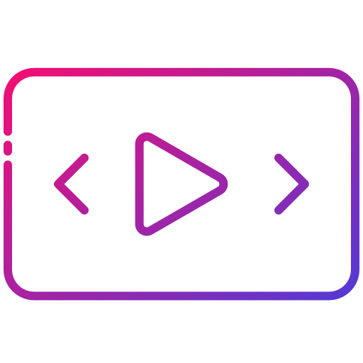 reproducción de vídeo icono gratis