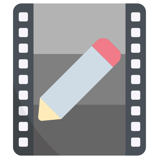 editor de películas icono gratis