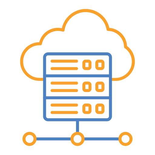 servidor en la nube icono gratis