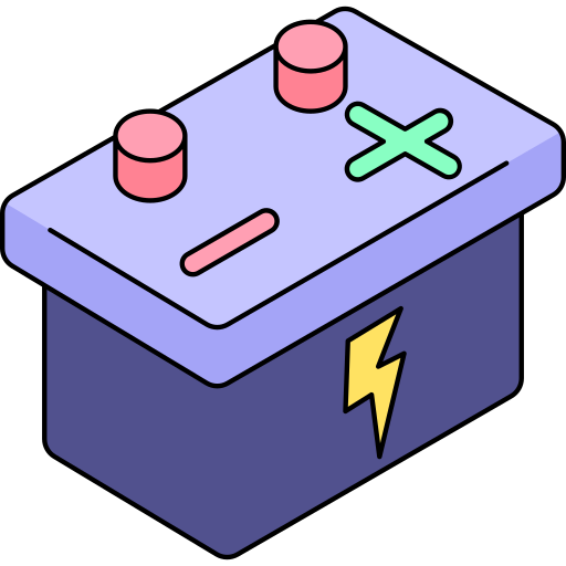 batería de coche icono gratis