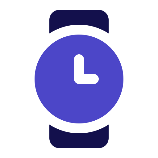 reloj de pulsera icono gratis