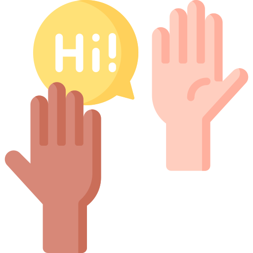 salutations Icône gratuit salutations Icône gratuit