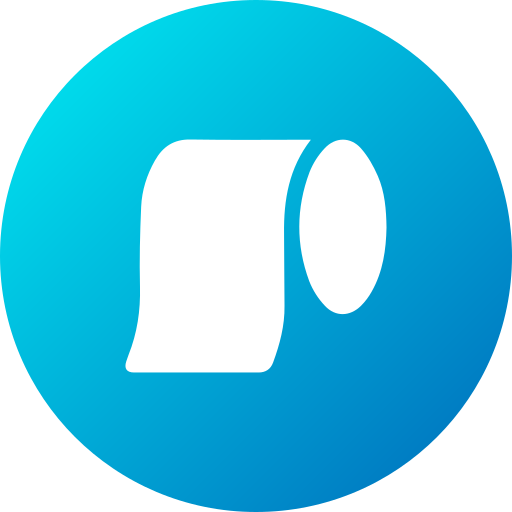 Toilet paper free icon