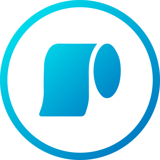 Toilet paper free icon