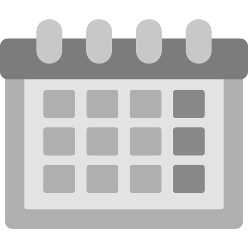 Calendar Generic Grey icon