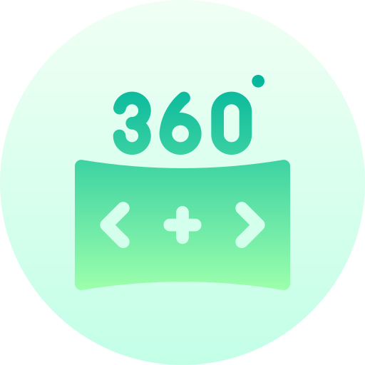 360 graus grátis ícone 360 graus grátis ícone
