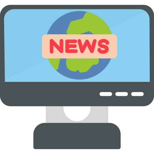 informe de noticias icono gratis