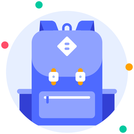 Backpack free icon