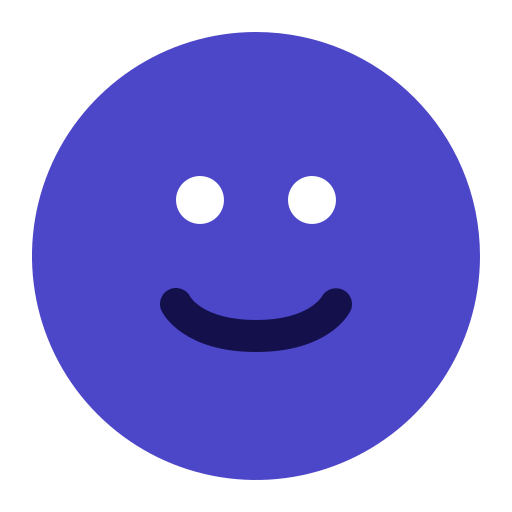 Smile Generic Blue icon