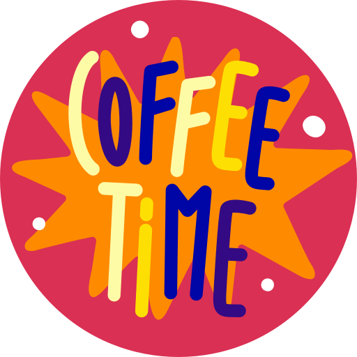 Coffee time free sticker Coffee time free sticker