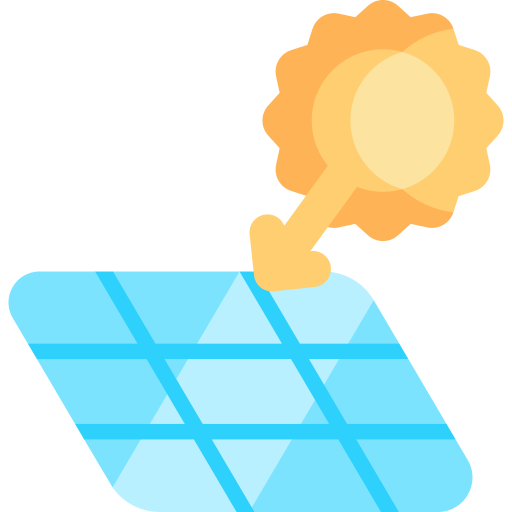 Solar panel free icon