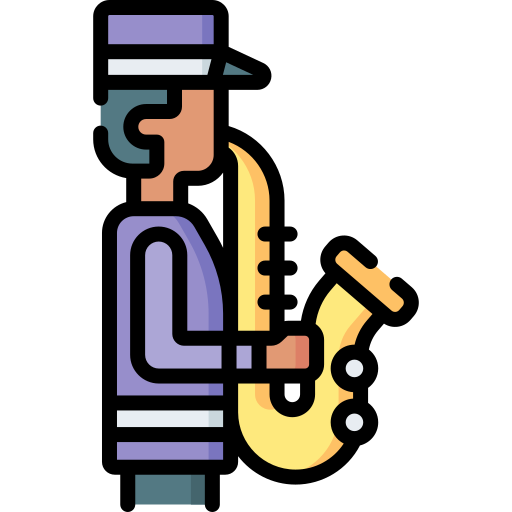 saxofón icono gratis