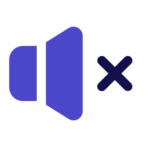 silencio icono gratis